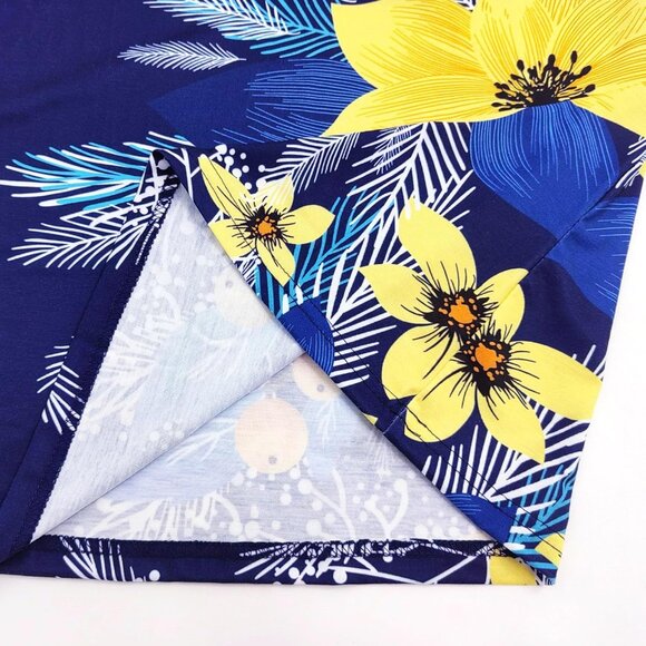 Halter Dress Women Summer Floral Print A-Line Hollow Out Breezy Casual - Picture 3 of 5